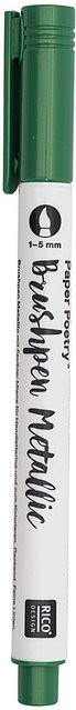 Rico Design Paper Poetry Metallic Brushpen in Grün mit 1-5mm Strichstärke - Bild 1