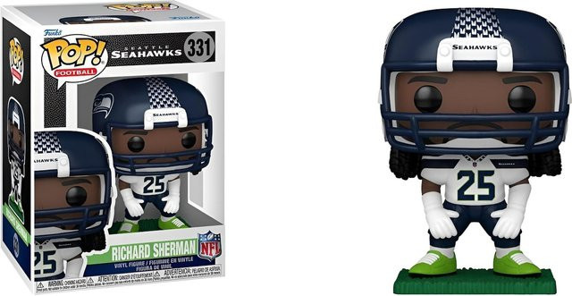 Funko NFL Pop Legends Richard Sherman Seattle Seahawks, Einzelfigur - Bild 1