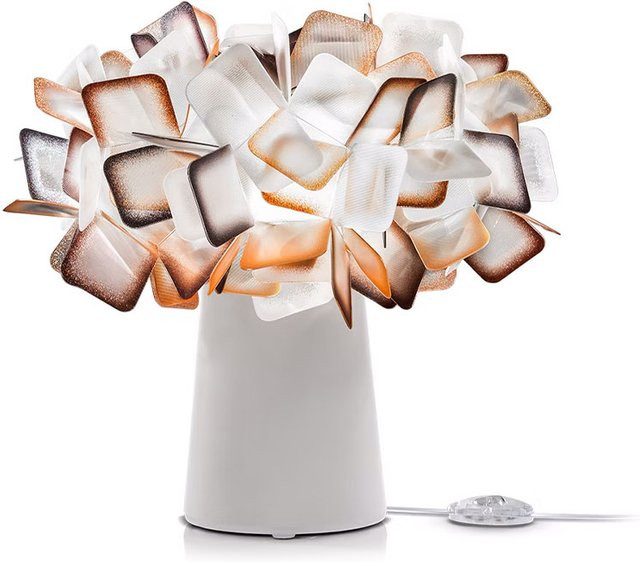 Slamp Clizia Tischleuchte Orange aus Stahl und Lentiflex® - Bild 1