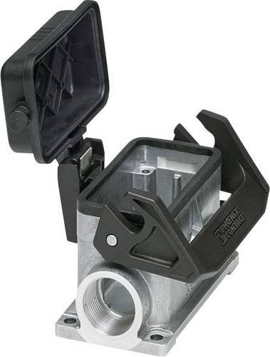 Phoenix Contact Sockelgehäuse HC-STA-B10-SLWSC-2SSP16-ELC-AL aus Aluminium in Schwarz - Bild 1