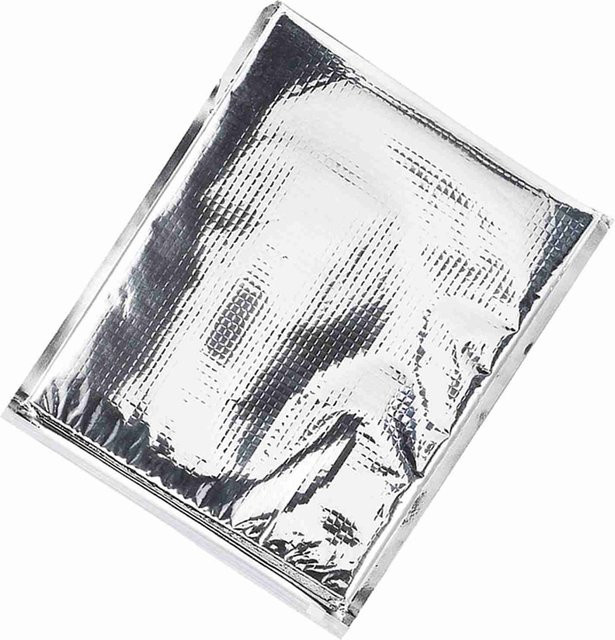 5er Set Fishine Thermische Isolierbeutel aus Aluminiumfolie in Silber, B: 30 cm, H: 35 cm - Bild 1