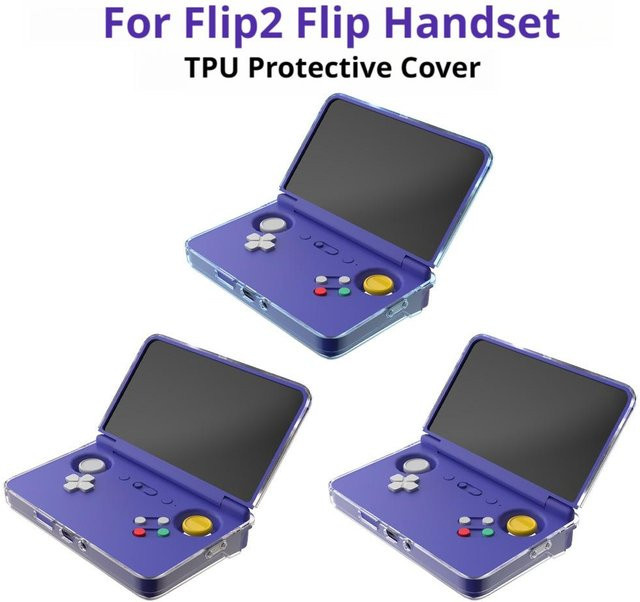 Retroid Pocket Flip 2 TPU Schutzhülle Transparent 360-Grad-Allround-Schutz - Bild 1