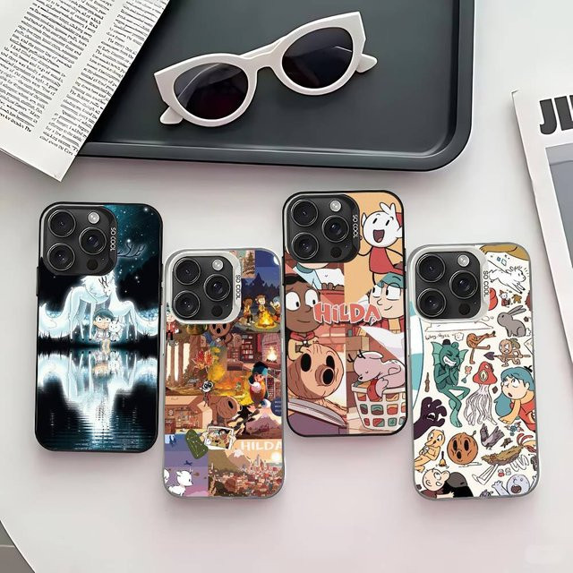 H-Hilda Stoßfeste Schutzhülle für iPhone 11 bis iPhone 17 Pro Max Plus in Multicolour - Bild 1