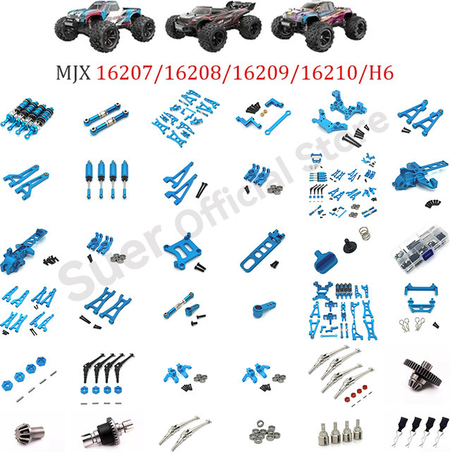 MJX Hyper Go 16208 16209 16210 RC Auto Modifikations- und Upgrade-Kit, Metall, Blau - Bild 1