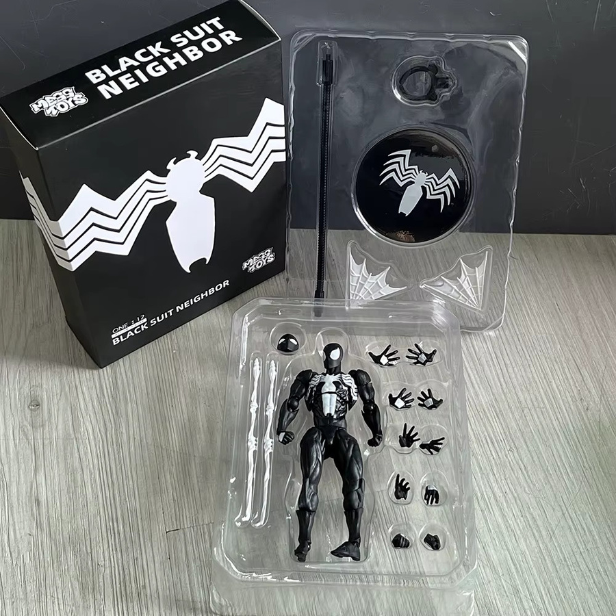 MessToys Spiderman Peter, Action Figur, Schwarz Rot, Einzelfigur - Bild 2