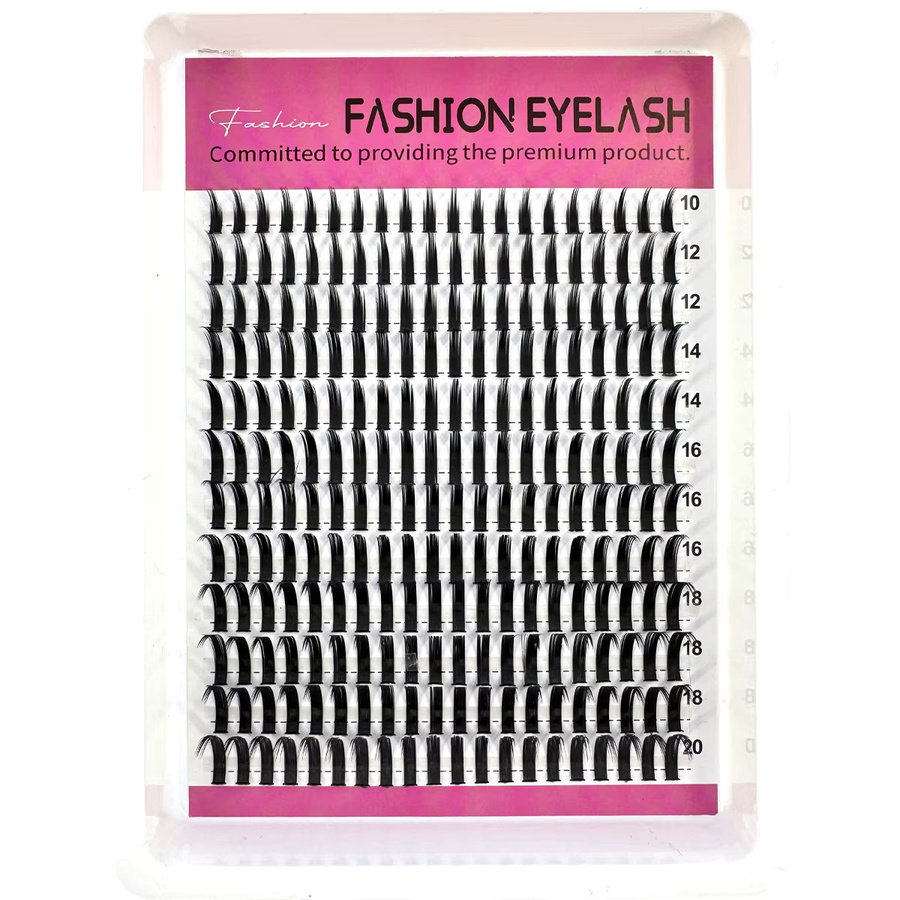 Neue Spikes-Wimpern, Black, Unisex, 10–20 mm, Cluster-Wimpern - Bild 2