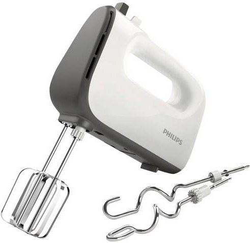 Philips Viva Collection Handmixer HR3740/00, 450W, Weiß-Grau - Bild 1