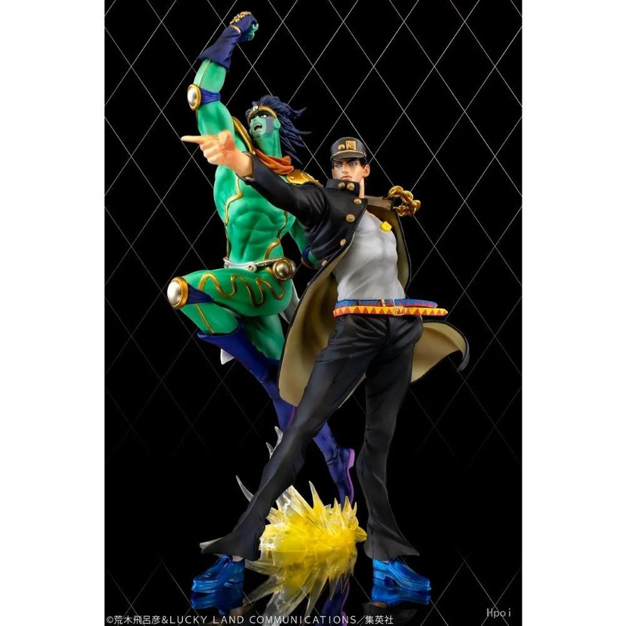 Anime Figur JoJo's Bizarre Adventure Kujo Jotaro Jolyne Cujoh aus PVC und Metall, Multicolor, Höhe: 17 cm - Bild 3