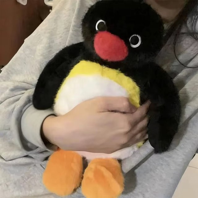 TAKARA TOMY Superpower Serie Flauschiger Pinguin Plüschtier, 30cm - Bild 1