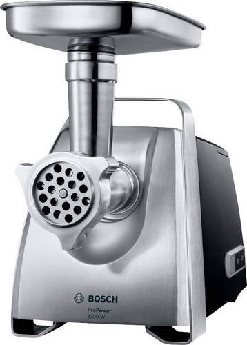 Bosch ProPower MFW68660 Fleischwolf 800W Schwarz Silber - Bild 3