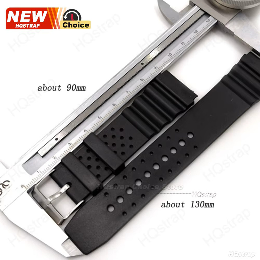 HQstrap Uhrenarmband Silikon, Schwarz, Herren und Damen - Bild 2