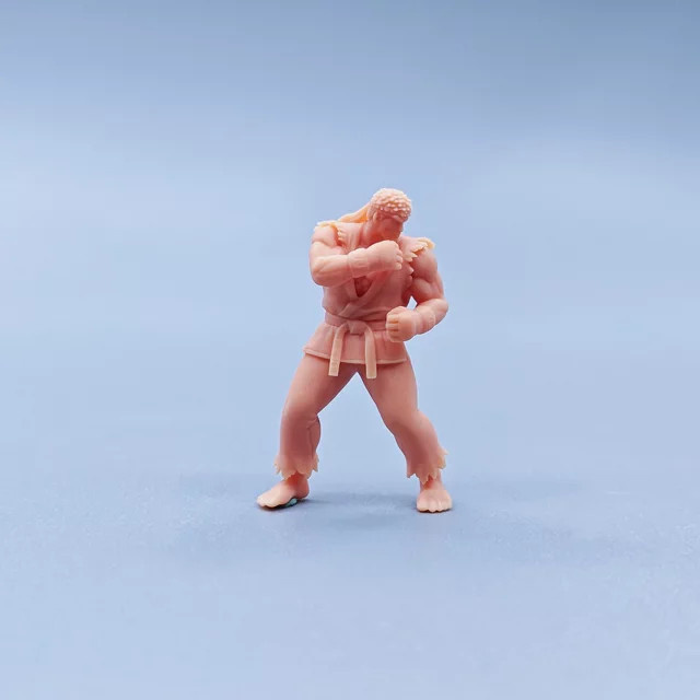 EHCMODEL Ryu Kampf Vorbereitung, Einzelfigur, Harz, 1/64 Maßstab - Bild 1