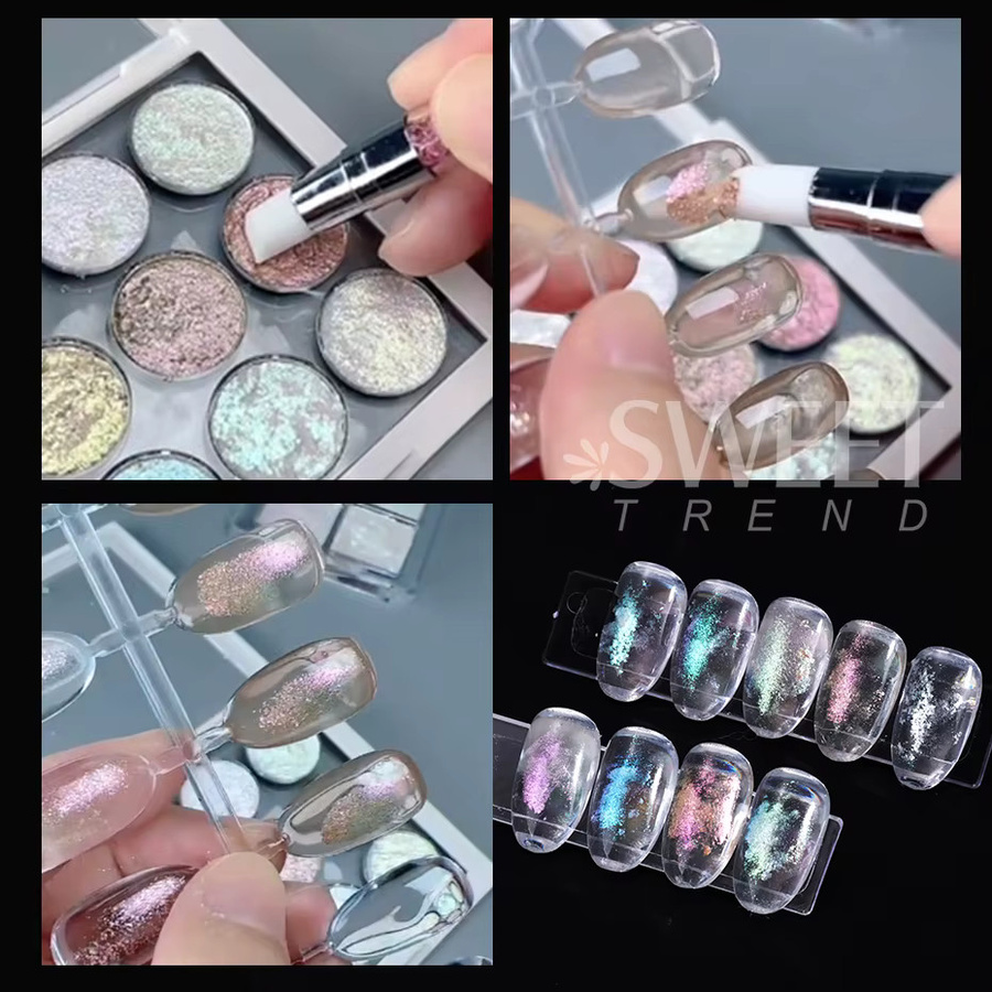 SWEET TREND Nagelglitzerpuder, Schimmernd, 9 Farben - Bild 5