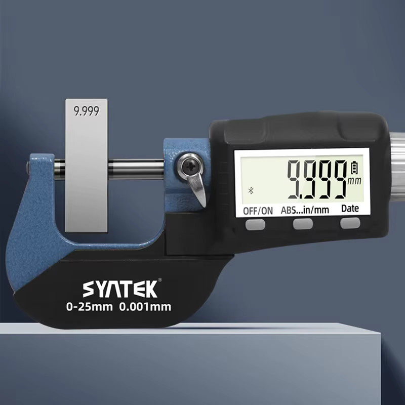 Syntek Digital-Mikrometer mit Bluetooth und hoher Präzision 0,001 mm, Messbereich 0-75 mm - Bild 2