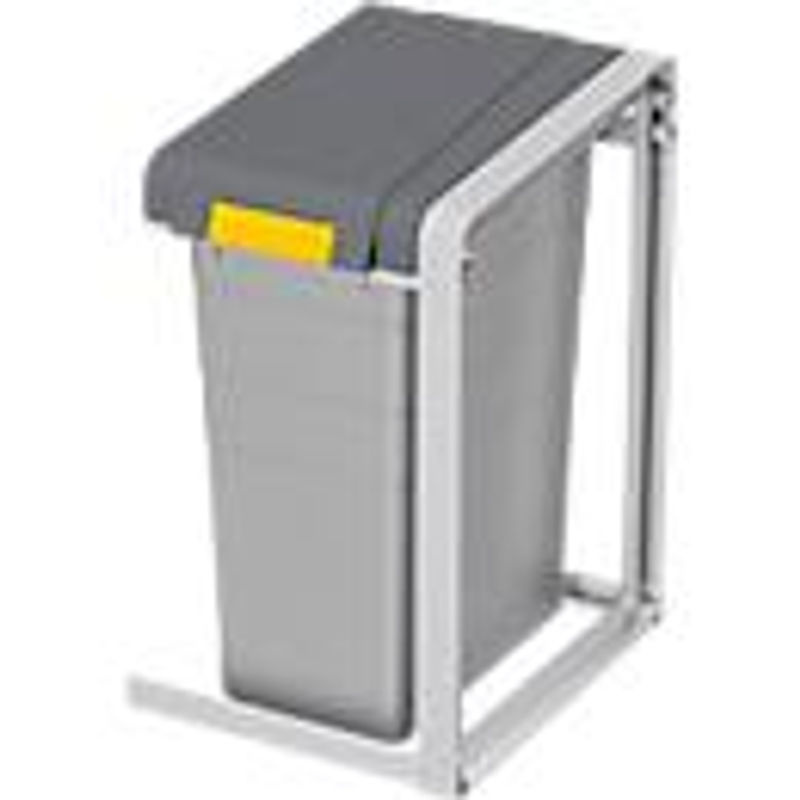 Hailo ProfiLine Öko XL Wertstoffsammler Erweiterung, grau, Volumen 38 l, B: 35,5 cm, T: 39,5 cm, H: 56,0 cm - Bild 2