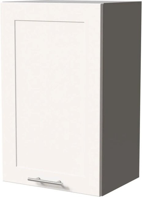 Feldmann-Wohnen Hängeschrank Oslo Küchenschrank Grau Weiß Matt B/T/H: 45 x 32,5 x 72 cm - Bild 1