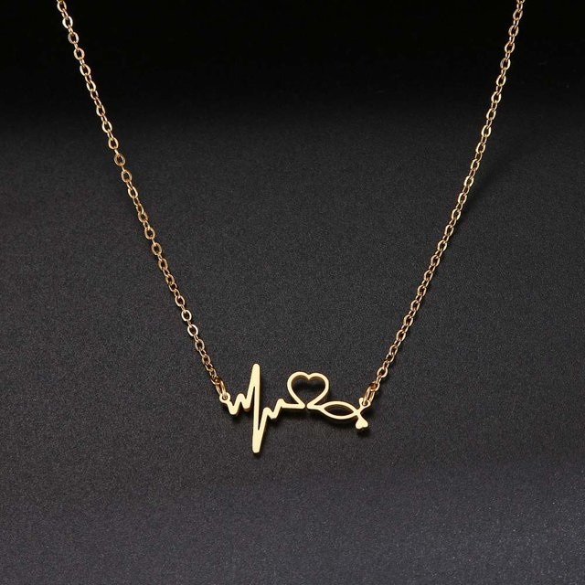 Lucky Star Jewelry Halskette Edelstahl, Gold, 45 cm, Damen - Bild 1