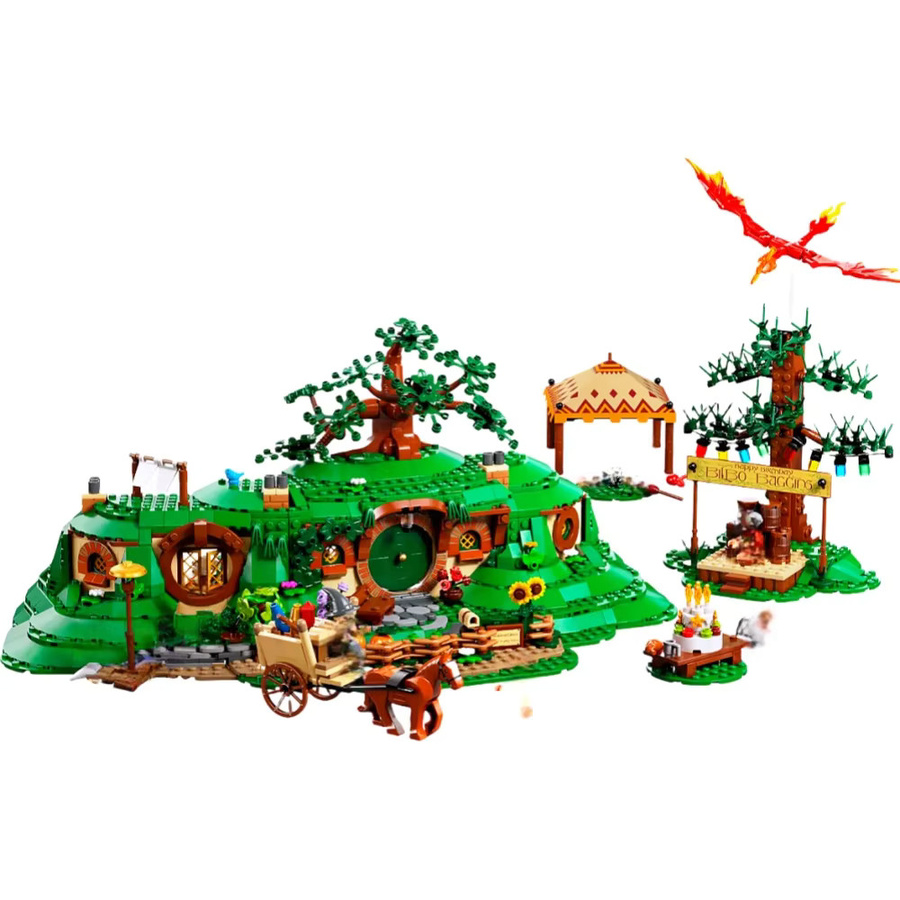 Der Herr der Ringe Das Shire Modulares Schloss-Modell, Bausteine, 2017 Teile - Bild 3