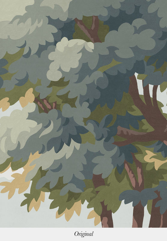 Isidore Leroy Tapete Vallée des Peintres Mural mit Natur- und Landschaftsmotiv in Mehrfarbig - Bild 3