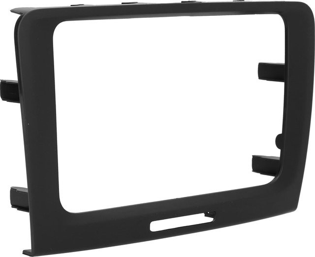 Igeteck 2 DIN Navigationsrahmen für Skoda Superb 2009-2014, Mittelkonsole Armaturenbrett DVD-Blende, Schwarz - Bild 1