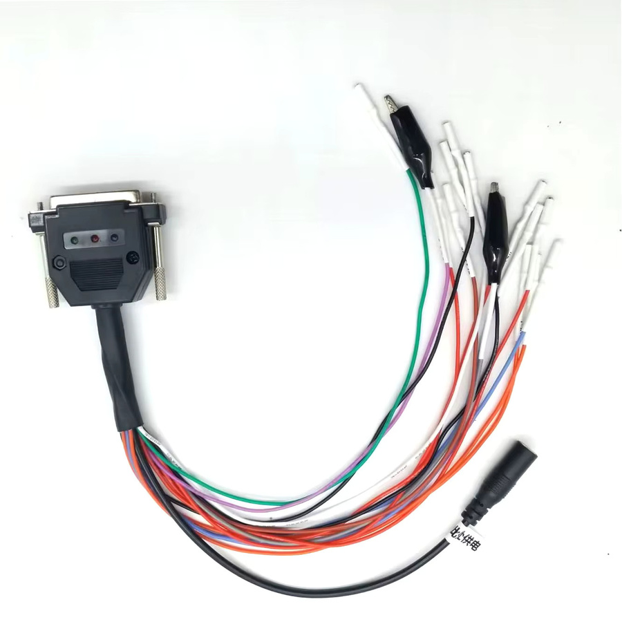 OBDOK OBD2-Steckerkabel mit 25 Pins und LED-Anzeige in Lila für EOBD-Scanner und ECU-Programmierung - Bild 3