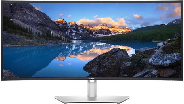 DELL UltraSharp U3423WE UltraWide Quad HD LCD Monitor 86,7 cm IPS Silber - Bild 1