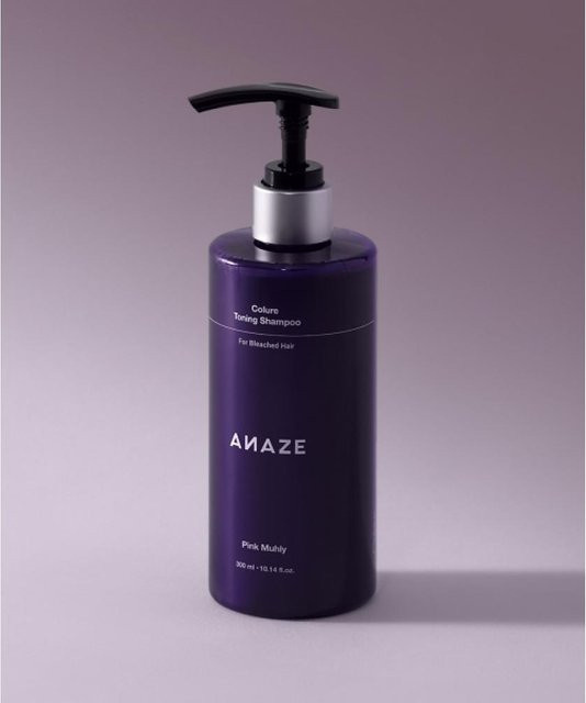 Anaze Collure Pink Mully Toning Shampoo, 300 ml, Normales Haar - Bild 1