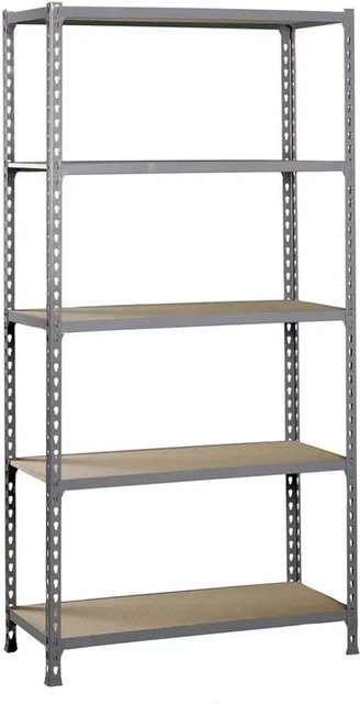 Schwerlastregal PROREGAL Muli in Grau mit 5 verstellbaren Fachböden, H x B x T: 180 x 90 x 40 cm - Bild 1