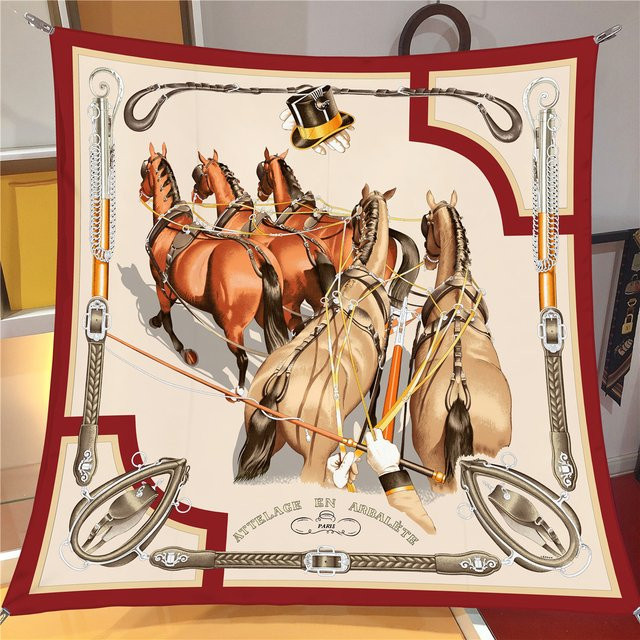 Wagen Schal, Seide, 90 cm, Damen - Bild 1