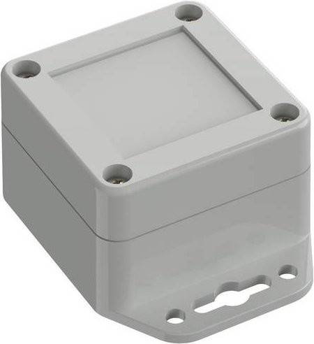 TRU COMPONENTS Flansch-Gehäuse TC-10860388 aus ABS Kunststoff in Lichtgrau, B/T/H: 60 x 60 x 40,10 cm - Bild 1