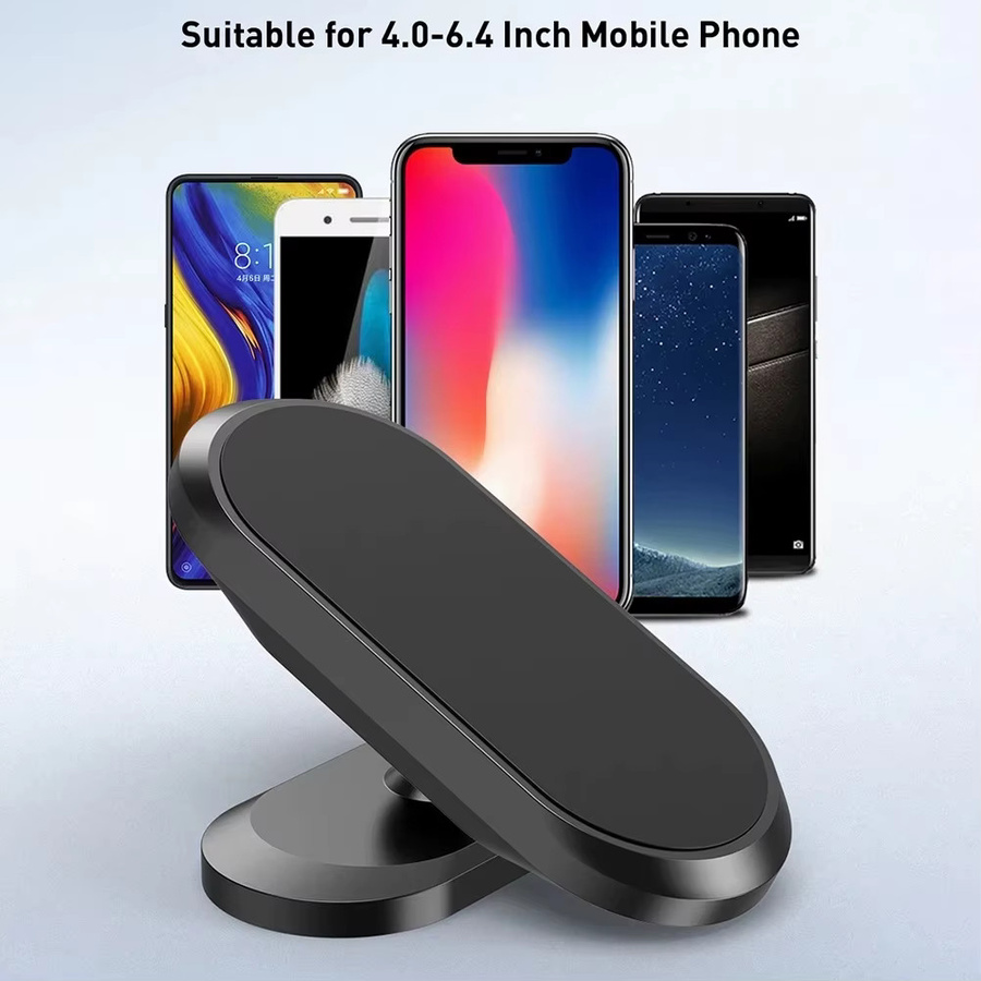 Universeller magnetischer Autotelefonhalter für das Armaturenbrett in Schwarz zur Nutzung mit Xiaomi, iPhone und Samsung sowie für GPS-Navigation - Bild 5