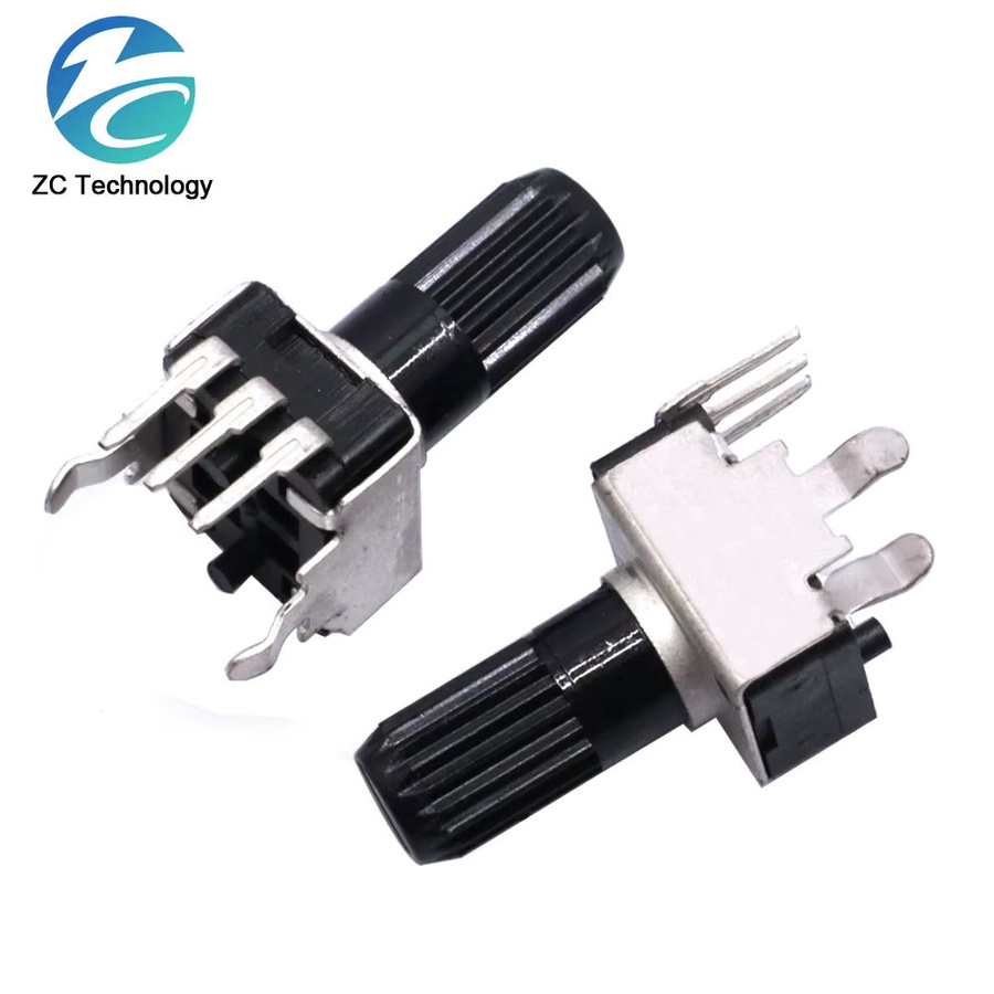 5er Set RV09 Vertikale Einstellbare Potentiometer Typ 0932 mit 3 Pins in Schwarz - Bild 2