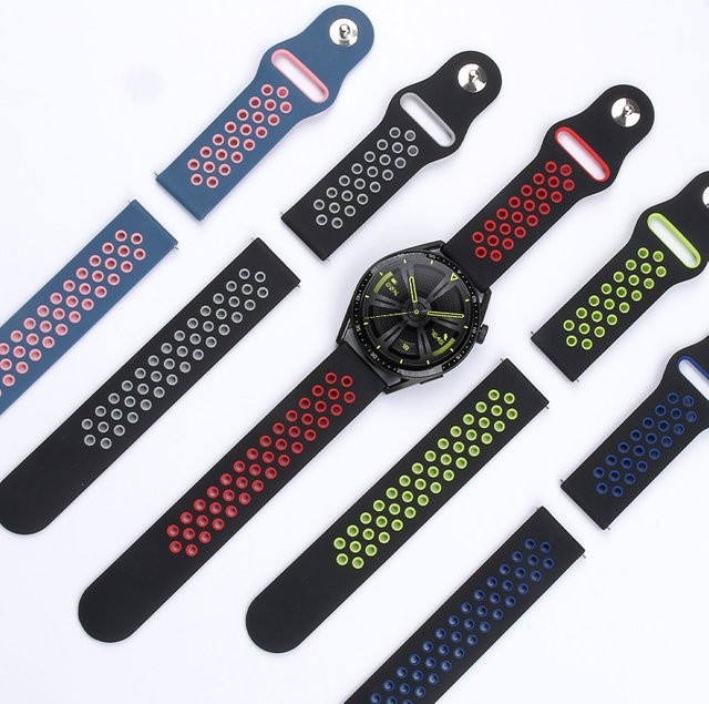 Uhrenarmband Silikon, 20 mm/22 mm, Unisex - Bild 1