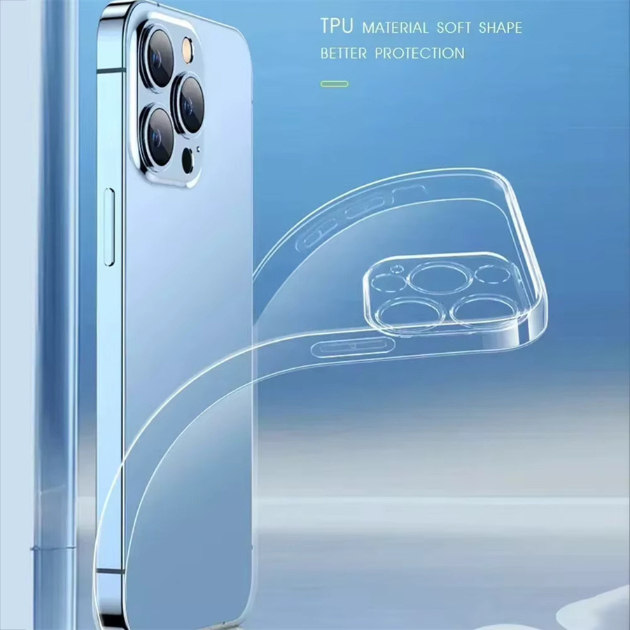Transparente TPU-Silikon-Schutzhülle für Apple iPhone 11 bis iPhone 16 Pro Max und Mini - Bild 4