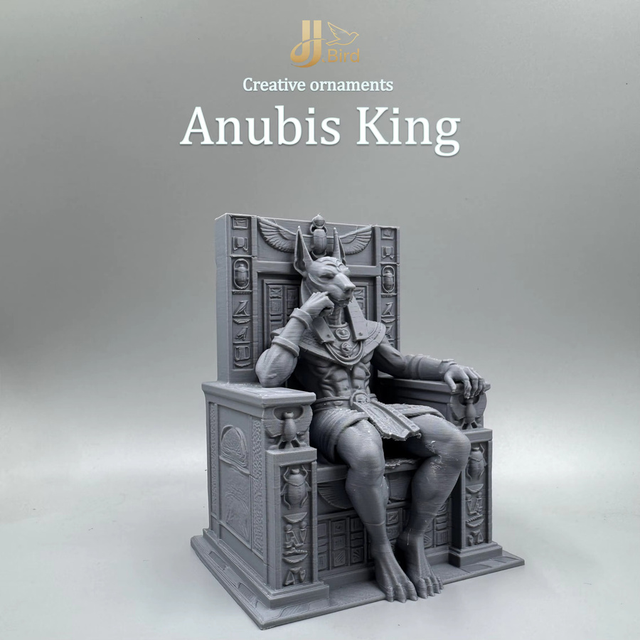 Anubis auf Thron Ornament von J BIRD im Mythologie-Stil als dekorative Sammlerfigur für deinen Schreibtisch - Bild 2