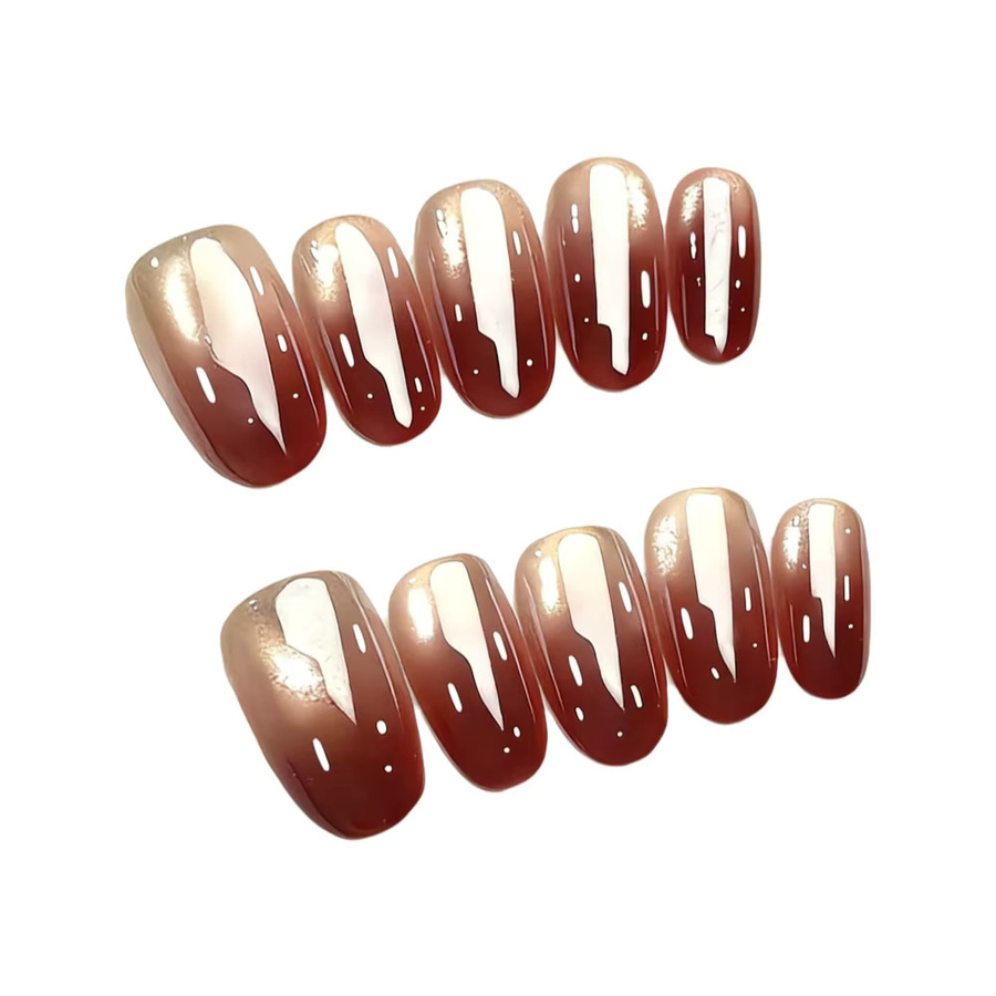 Stylebon Aufdrücknägel, Rote Granatapfel, Glänzend, Damen - Bild 3