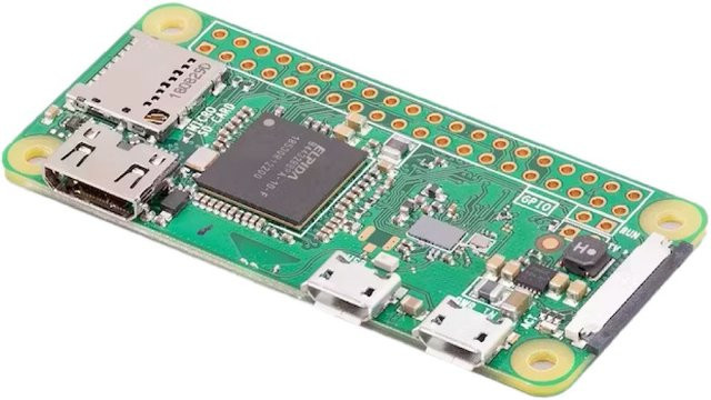 Raspberry Pi Zero W Single-Board-Computer mit WLAN und Bluetooth in Grün - Bild 1