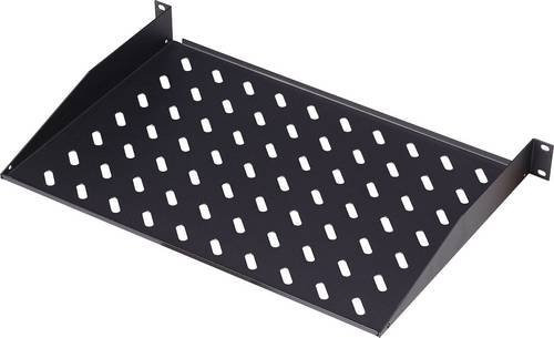 Digitus Professional DN-19 TRAY-1-400-SW Netzwerkschrank-Geräteboden 1 HE in Schwarz - Bild 1