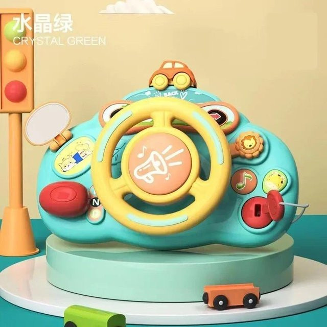 Yiran toy Elektrisch Simuliertes Fahrauto Lernspielzeug grün 3-6 Jahre - Bild 1