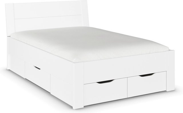 Rauch Aditio Bett mit Unterbau und Schubladen, Weiß, B: 146 cm, H: 100 cm, Liegefläche: 140 cm - Bild 1