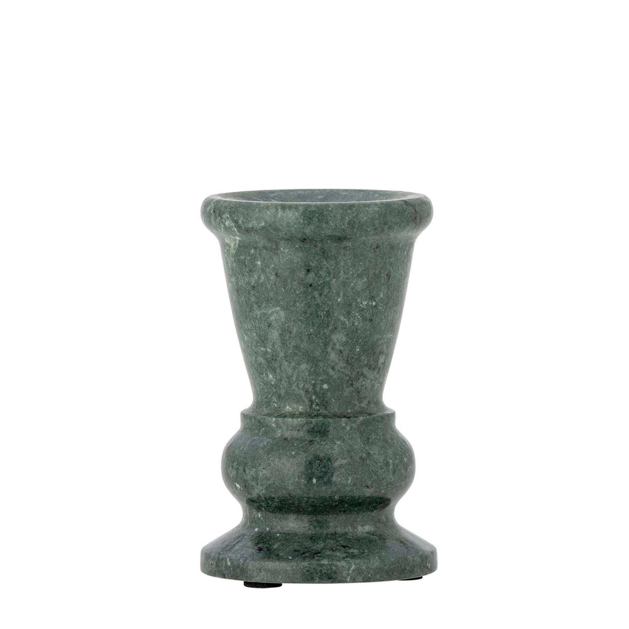 Bloomingville Kerzenhalter aus Marmor in Grün, rund, Höhe: 12 cm - Bild 1