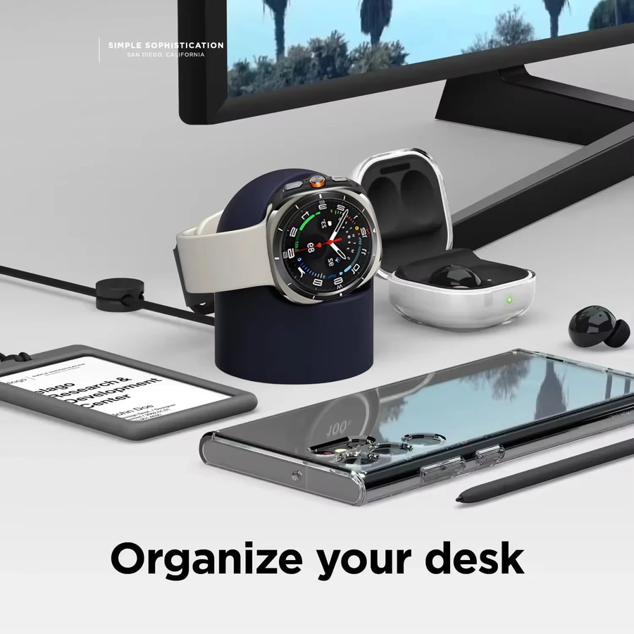Samsung Silikon-Ladehalterung, Schwarz, Unisex - Bild 3
