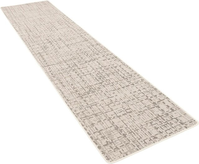 Snapstyle Teppich Läufer Oslo In & Outdoor Flachgewebe Creme Schwarz Meliert B/T: 80 x 240 cm - Bild 1