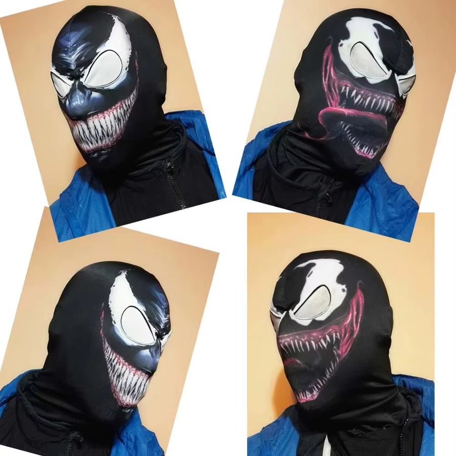 Beast Kingdom Spiderman Venom Sturmhaube Maske, Cosplay, Schwarz - Bild 4