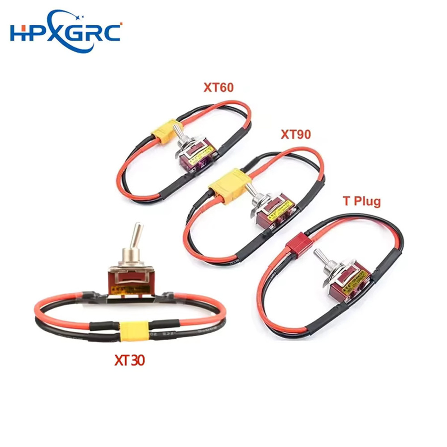 HPXGRC Netzteilschalter mit XT30 XT60 XT90 T-Stecker für RC-Drohnenbatterien ESC und Motoren in Multicolour - Bild 1