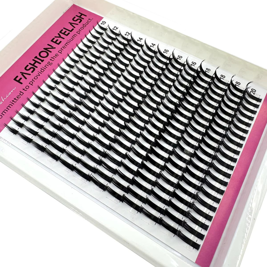 Neue Spikes-Wimpern, Black, Unisex, 10–20 mm, Cluster-Wimpern - Bild 4