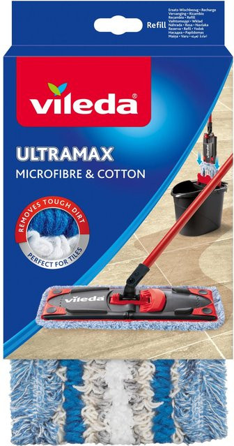 Vileda Ersatz-Wischbezug Ultramax Extra Feucht in Blau, B/T/H: 27,5 x 23,0 x 14,0 cm - Bild 1