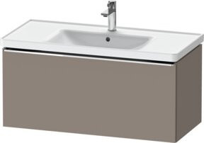 Duravit Waschtischunterschrank D-Neo wandhängend in Beige matt, B: 98,4 cm, T: 45,2 cm, H: 44,0 cm - Bild 1