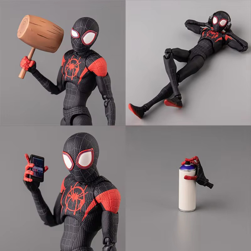 Fondjoy Marvel Miles Morales Spiderman Actionfigur, Einzelfigur, Grün - Bild 2
