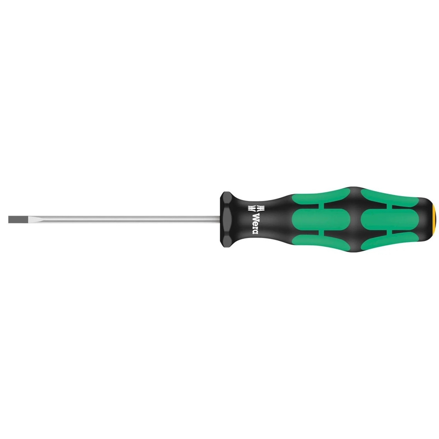 Wera 335 Schlitz-Schraubendreher mit Elektrikerklinge, Klingenbreite: 3 mm, Klingenlänge: 80 mm - Bild 2